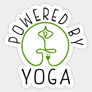 Powered by Yoga Sticker